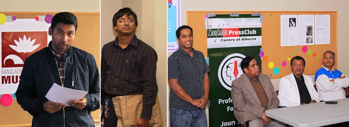 Speakers at the opening event